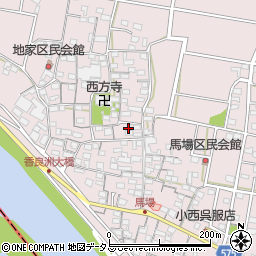 三重県津市香良洲町地家292-4周辺の地図