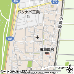 岡山県総社市清音上中島13周辺の地図
