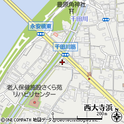 岡山県岡山市東区西大寺浜291周辺の地図