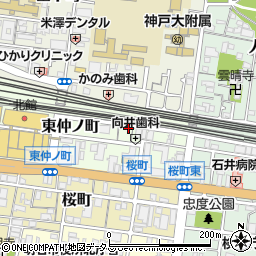 兵庫県明石市東仲ノ町4-36周辺の地図