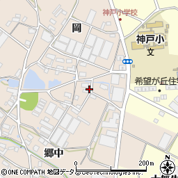 愛知県田原市西神戸町岡127周辺の地図