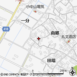 愛知県田原市小中山町南郷200周辺の地図