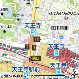 大阪府大阪市天王寺区堀越町16周辺の地図