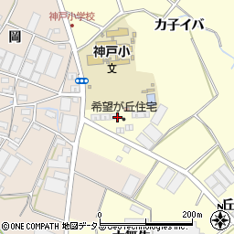 愛知県田原市神戸町上り口周辺の地図