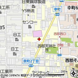 デイリーヤマザキ八尾泉２丁目店周辺の地図