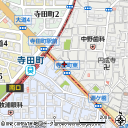 海鮮丼専門店 丼丸 寺田町店周辺の地図