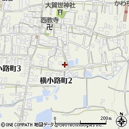 大阪府東大阪市横小路町2丁目周辺の地図