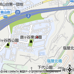 兵庫県神戸市垂水区松風台周辺の地図
