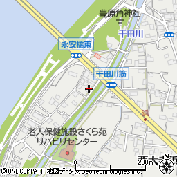 岡山県岡山市東区西大寺浜169周辺の地図