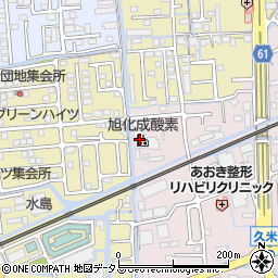 岡山県岡山市北区久米259周辺の地図