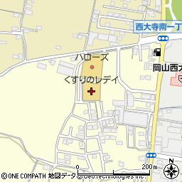 ＴＨＲＥＥＰＰＹハローズ西大寺店周辺の地図