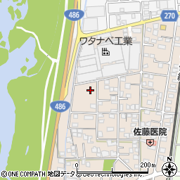 岡山県総社市清音上中島27周辺の地図