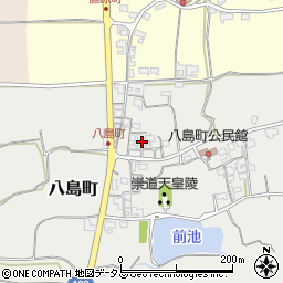 奈良県奈良市八島町116周辺の地図