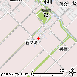 愛知県田原市野田町石フミ周辺の地図