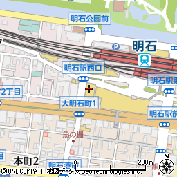 日能研明石校周辺の地図