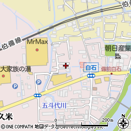 岡山県岡山市北区久米330周辺の地図