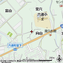 愛知県田原市六連町聖川周辺の地図