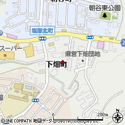 兵庫県神戸市垂水区下畑町鷲ケ尾周辺の地図