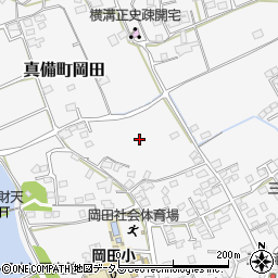 岡山県倉敷市真備町岡田周辺の地図