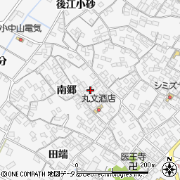 愛知県田原市小中山町南郷9-1周辺の地図
