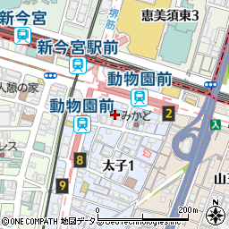 有限会社東洋銀座周辺の地図