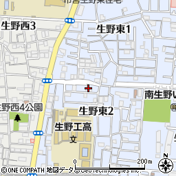 生野東地域住宅サービスステーション夢の箱周辺の地図