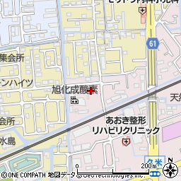 岡山県岡山市北区久米264周辺の地図