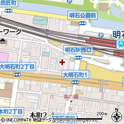 ＡＡＡあなたの町の家庭教師・個別指導サービス　兵庫県・明石市・神戸市西区受付ダイヤル周辺の地図