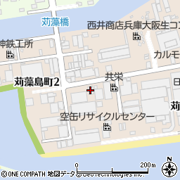 ダイショー　神戸営業所周辺の地図