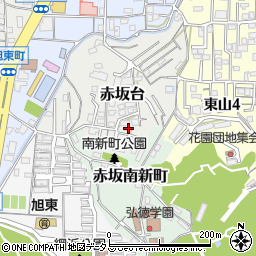 岡山県岡山市中区赤坂台周辺の地図