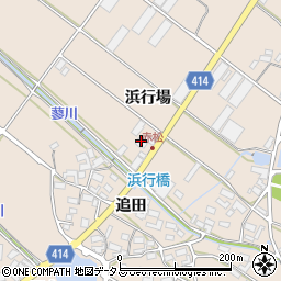 愛知県田原市西神戸町浜行場41周辺の地図