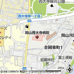 西大寺指定居宅介護支援事業所周辺の地図