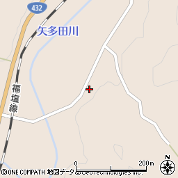 広島県府中市上下町松崎40周辺の地図