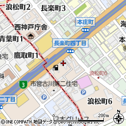 栄産業株式会社　神戸営業所周辺の地図