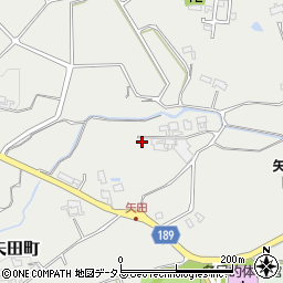 奈良県大和郡山市矢田町4489周辺の地図