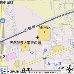 岡山県岡山市北区久米309-1周辺の地図
