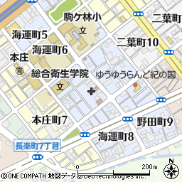 神戸市立　長楽児童館周辺の地図