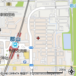 奈良県大和郡山市高田町43-51周辺の地図