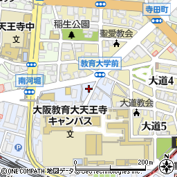 フラッツ天王寺周辺の地図