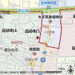 岩田良高砂工場周辺の地図