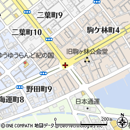 長田港北周辺の地図