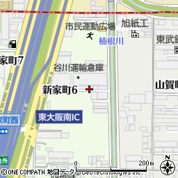 カセタニ製作所周辺の地図