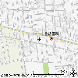 岡山県岡山市中区倉益83周辺の地図