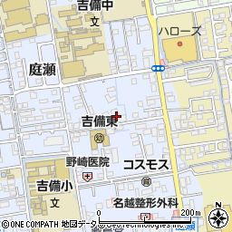 岡山県岡山市北区庭瀬183周辺の地図