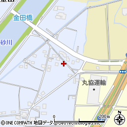 岡山県岡山市東区金田206周辺の地図
