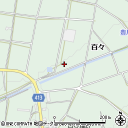 愛知県田原市六連町百々周辺の地図