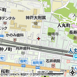 兵庫県明石市山下町4-5周辺の地図