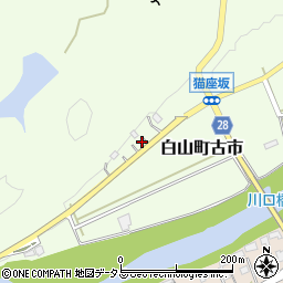 三重県津市白山町古市53-1周辺の地図