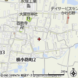 大阪府東大阪市横小路町2丁目3周辺の地図