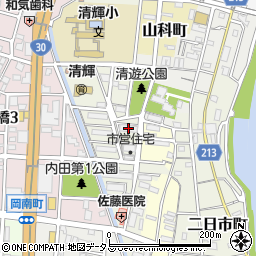 下内田改良住宅９周辺の地図